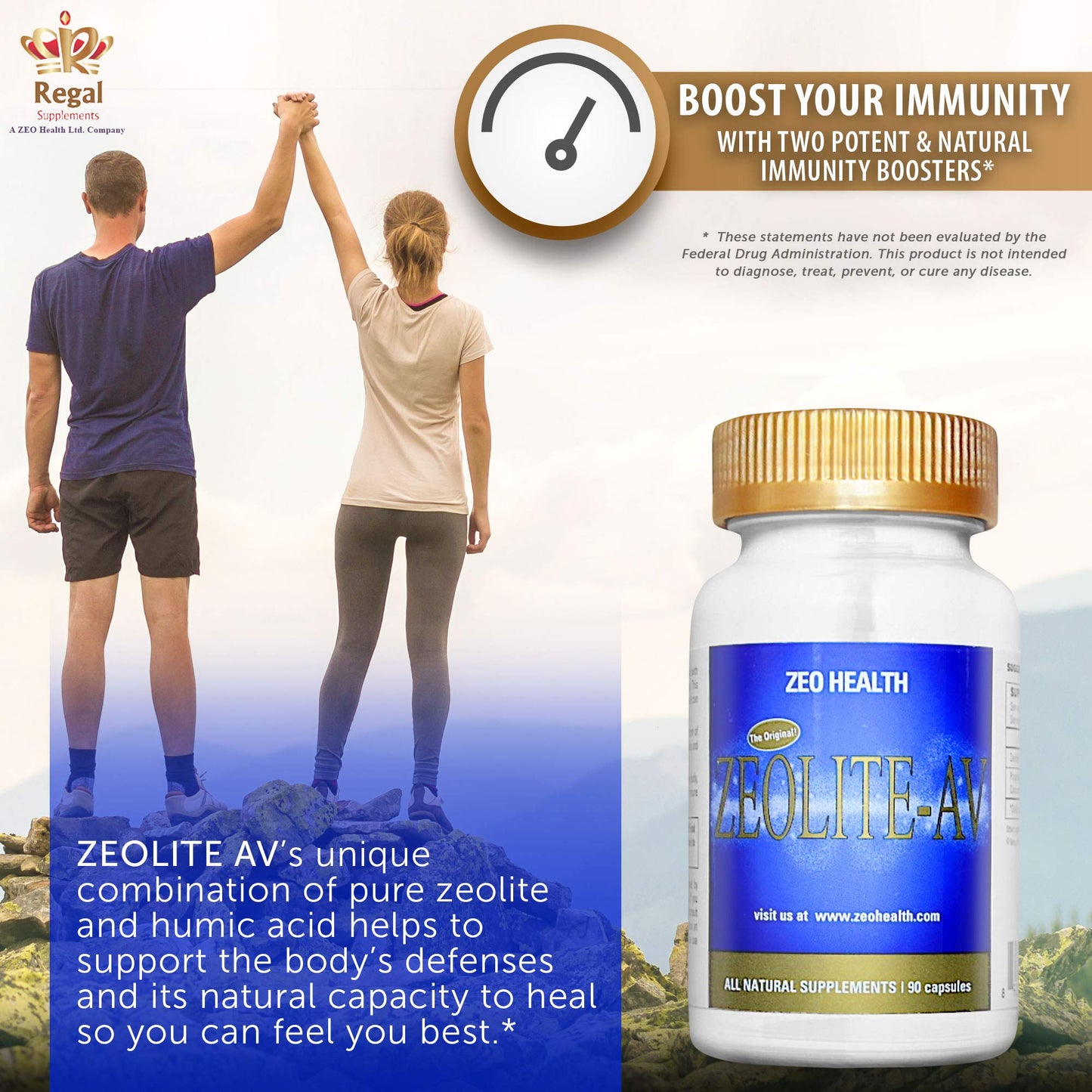 Zeo Health Zeolite–AV Capsules Capsule 90 Count