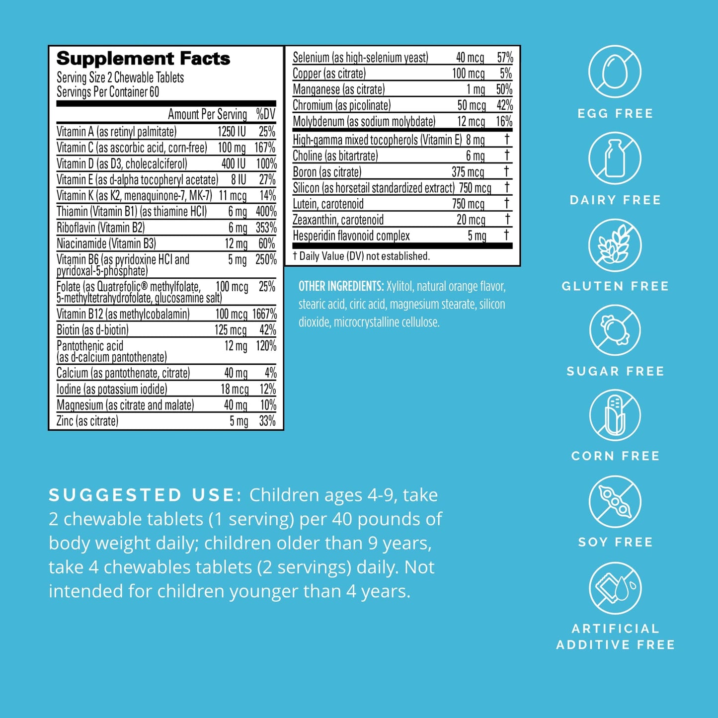 BRAINMD Dr Amen Kids’ NeuroVite Chewables 120