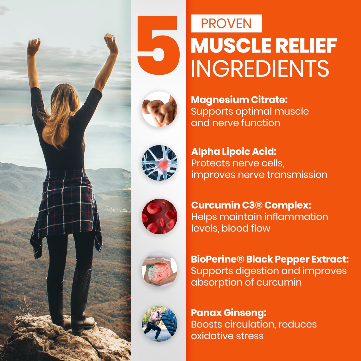 SaltWrap Mag 3D Daytime Non-Drowsy Leg Cramp & Muscle Relief Support Capsule, 90 Count