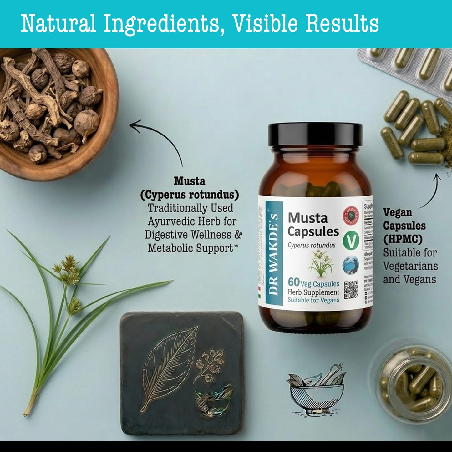 DR WAKDE'S Musta Capsules, 60 Capsules