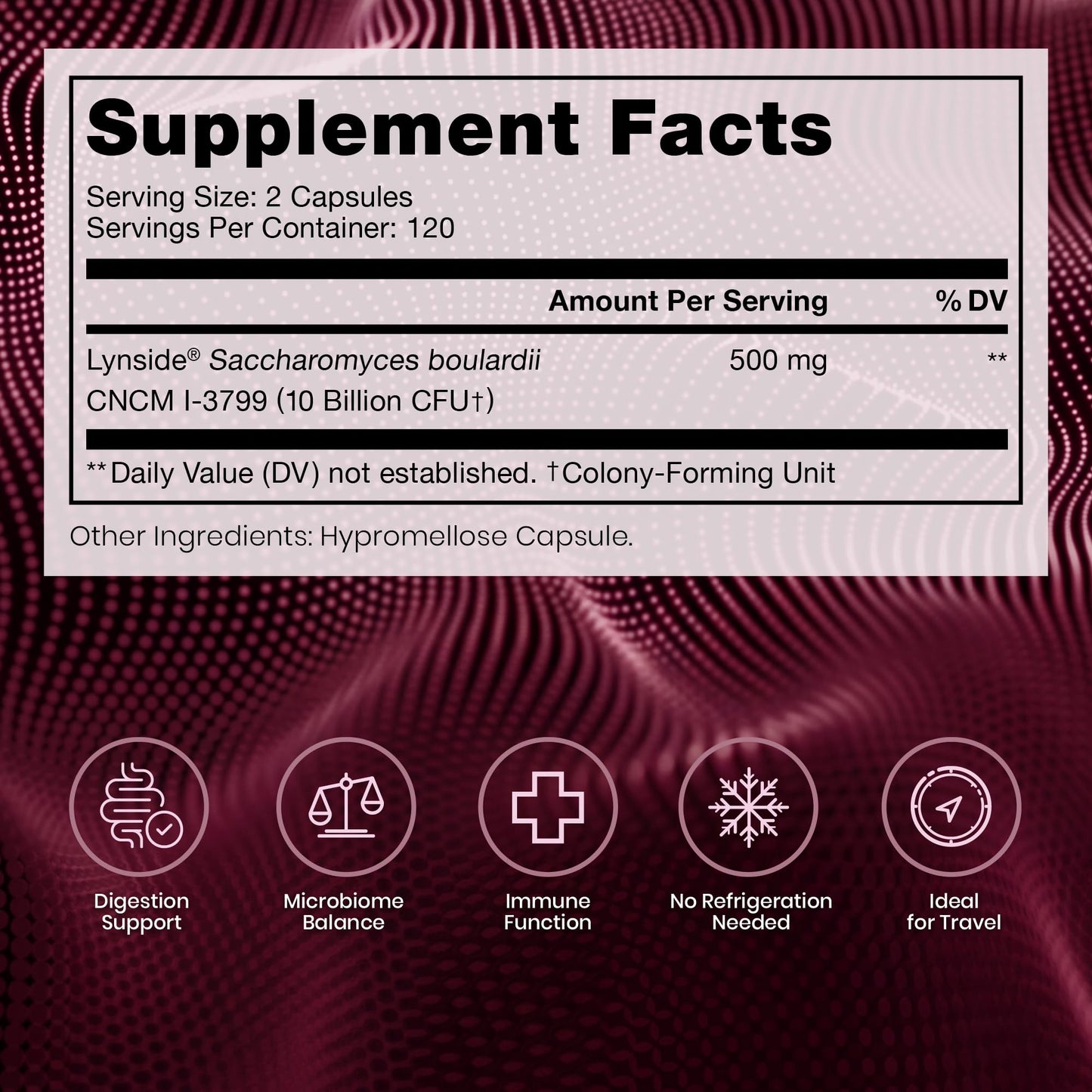 Pure Therapro Rx Saccharomyces Boulardii Probiotics 10 Billion CFU Capsule, 240 Count