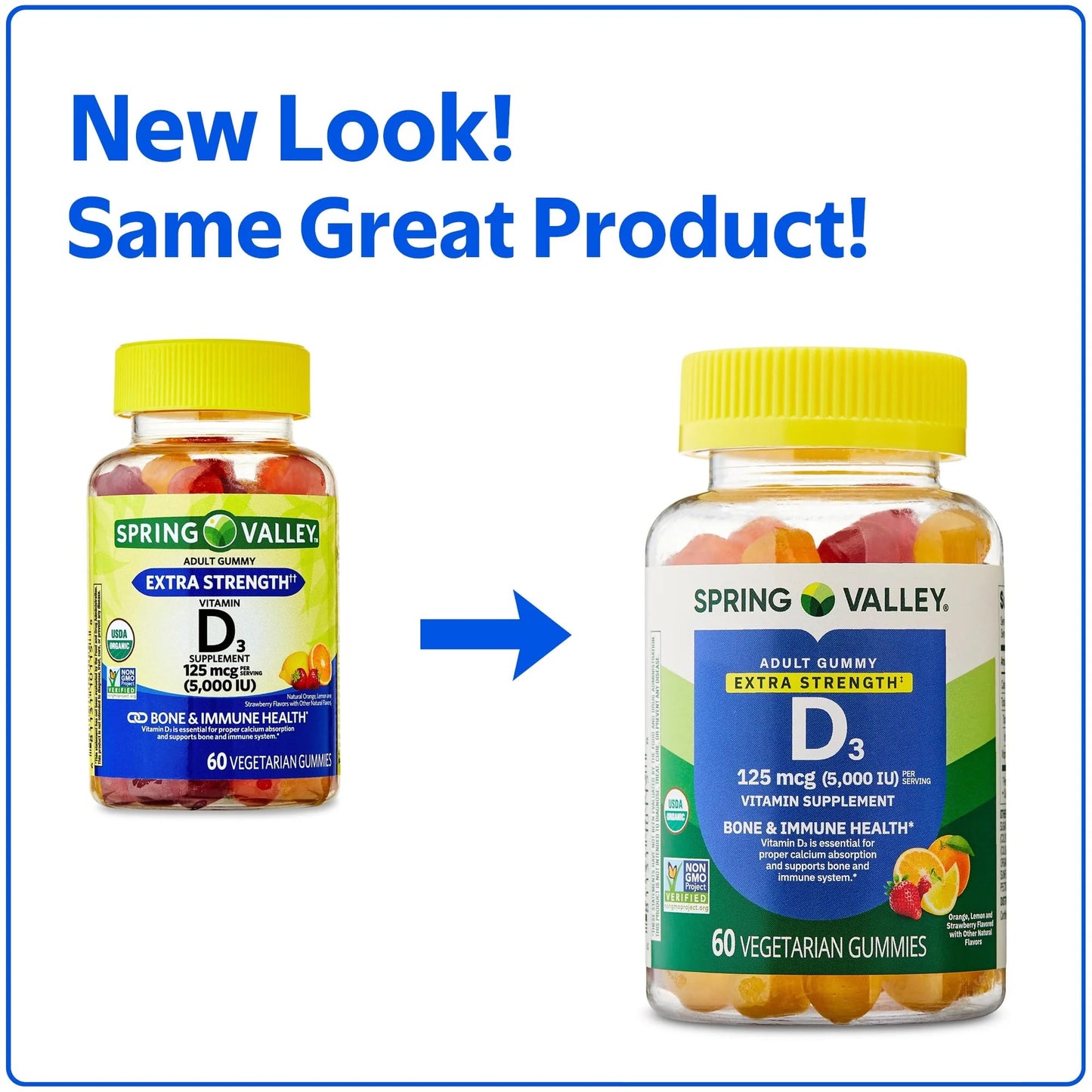 SUREFECT Vitamin D3 125mcg (5,000 IU) Gummies, 60 Count