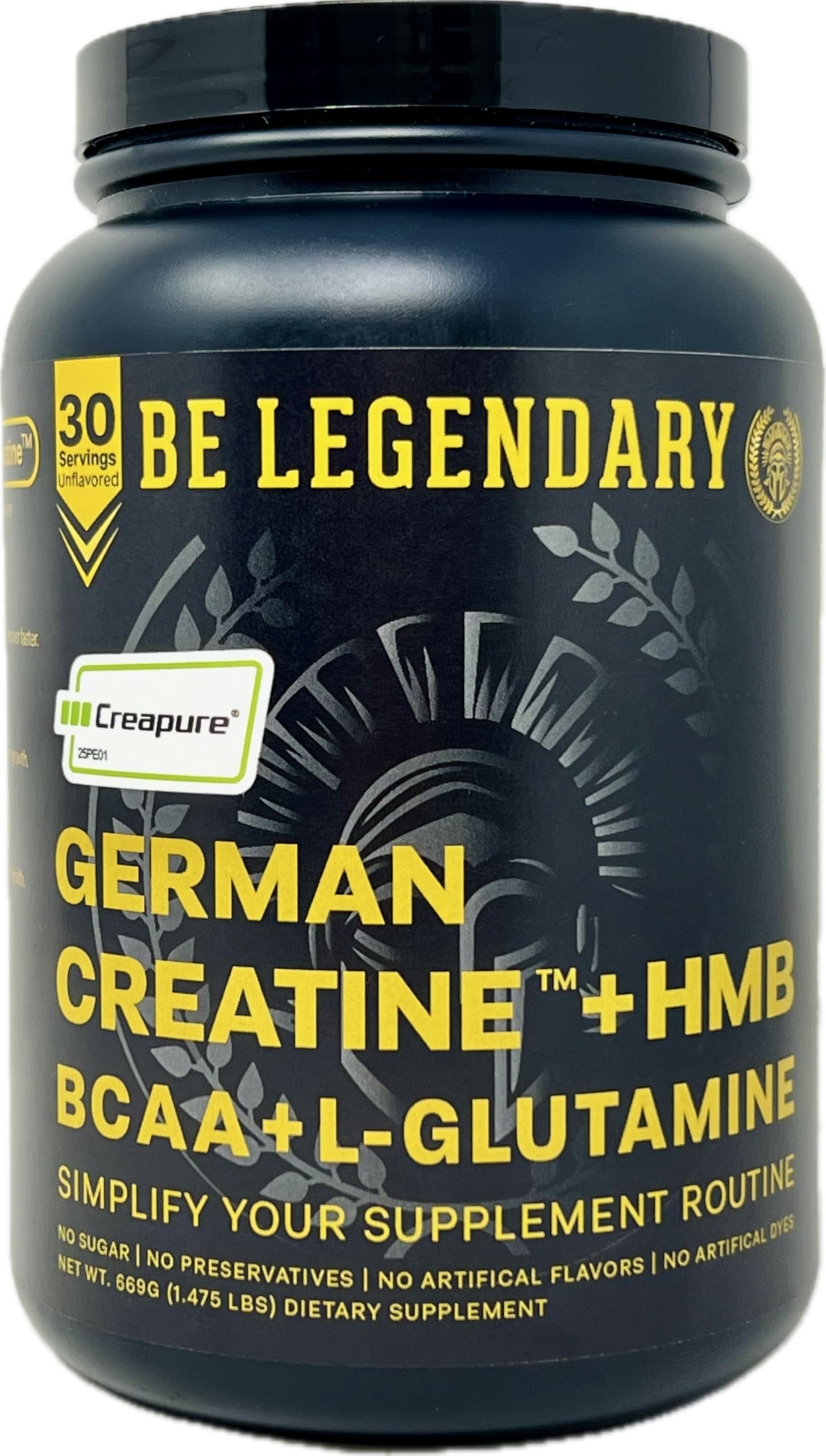 Presidio Nutrition Creapure German Creatine + HMB Powder 1.48 Pound