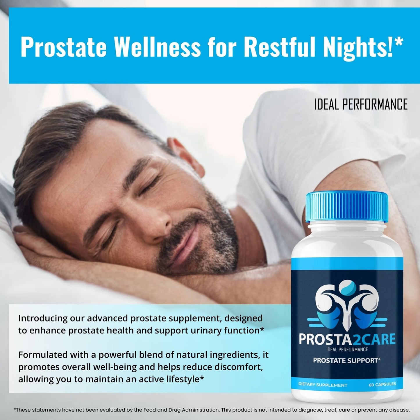 IDEAL PERFORMANCE Prosta2Care for Men Capsules 300 Capsules
