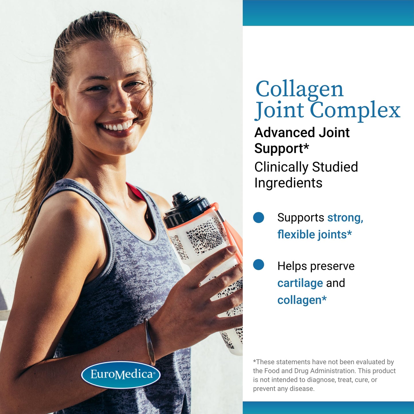 EuroMedica Collagen Joint Complex Capsule, 60 Count