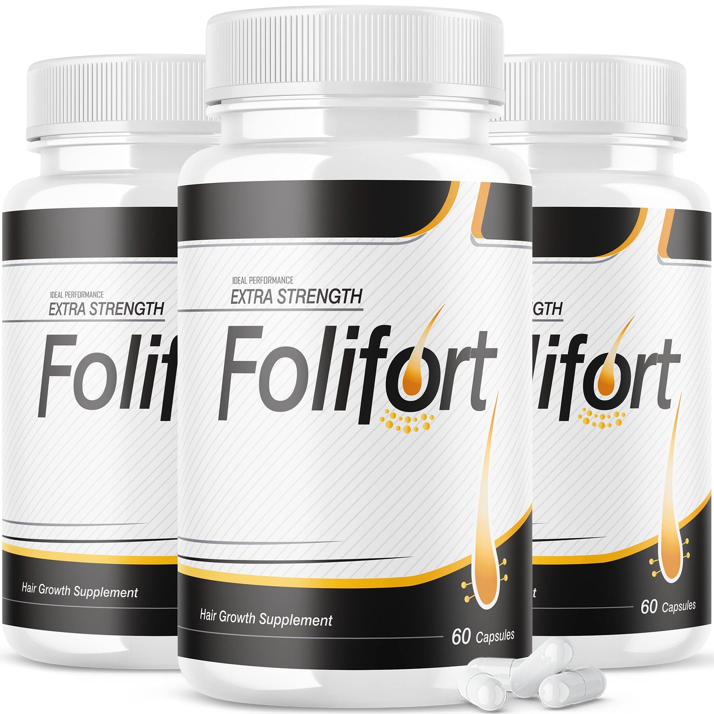 IDEAL PERFORMANCE Folifort Hair Growth Pills 180 Capsules