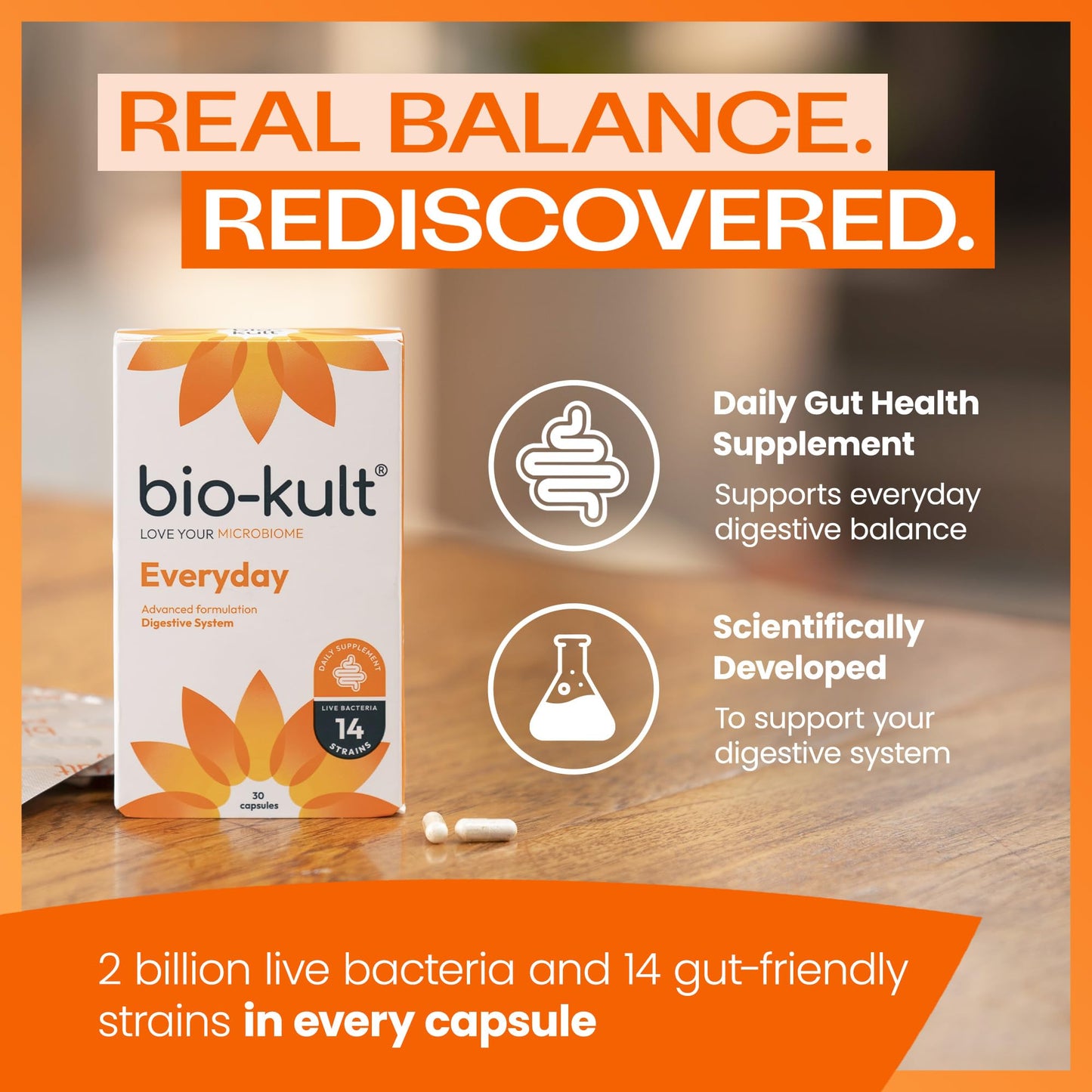 Bio-Kult Everyday Probiotics 120 Capsules