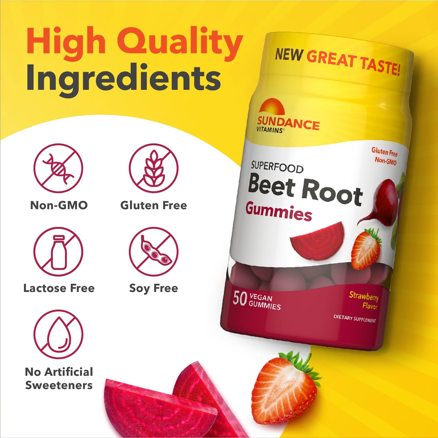 Sundance Beet Root Gummies 50 Count