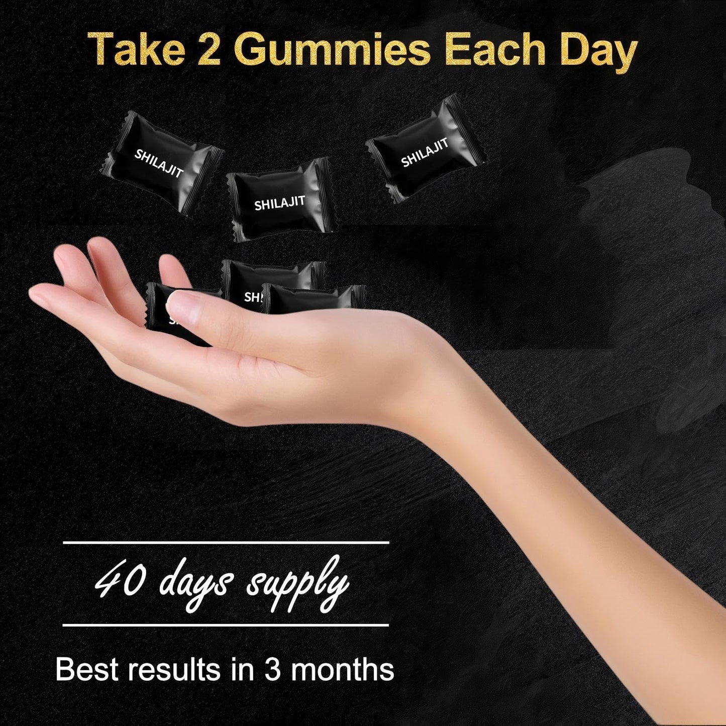 Lyndops Shilajit Gummies Gold, 60 Gummies