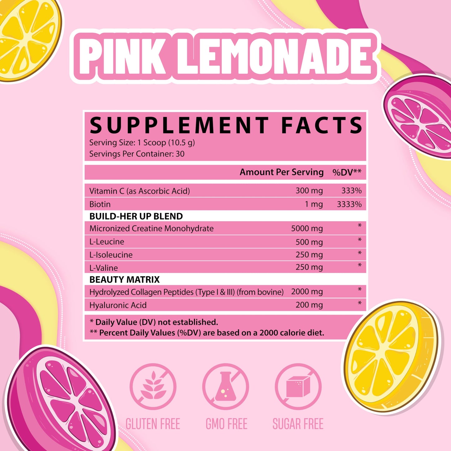 Nutrex Research Creatine for Women Booty & Beauty – Pink Lemonade Powder 13 Ounce