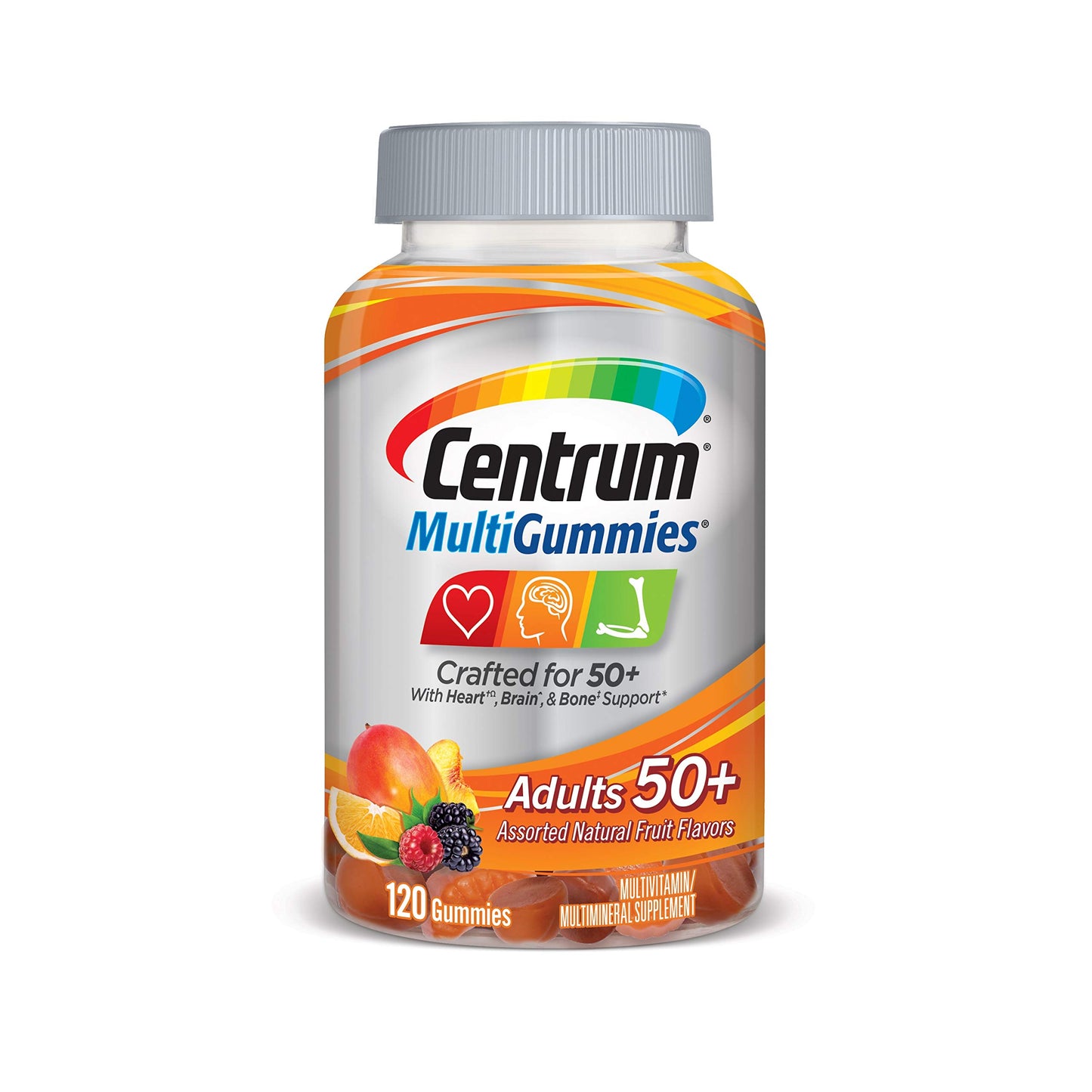 Centrum Multivitamin Gummy for Adults 50 Plus 120 Count