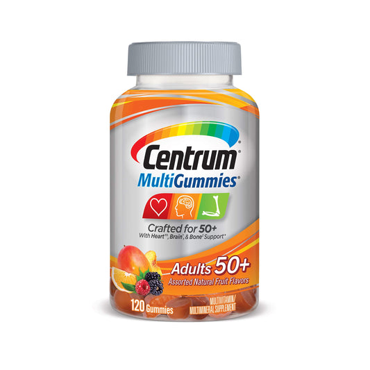 Centrum Multivitamin Gummy for Adults 50 Plus 120 Count