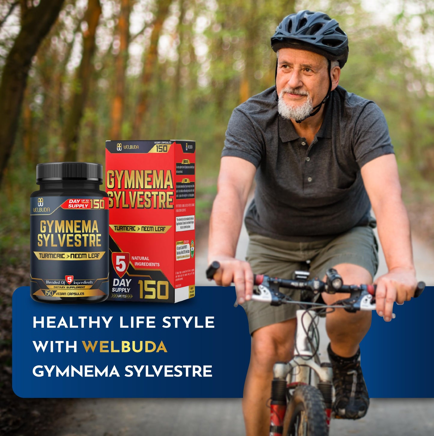 WELBUDA Gymnema Sylvestre Capsule 150 Count
