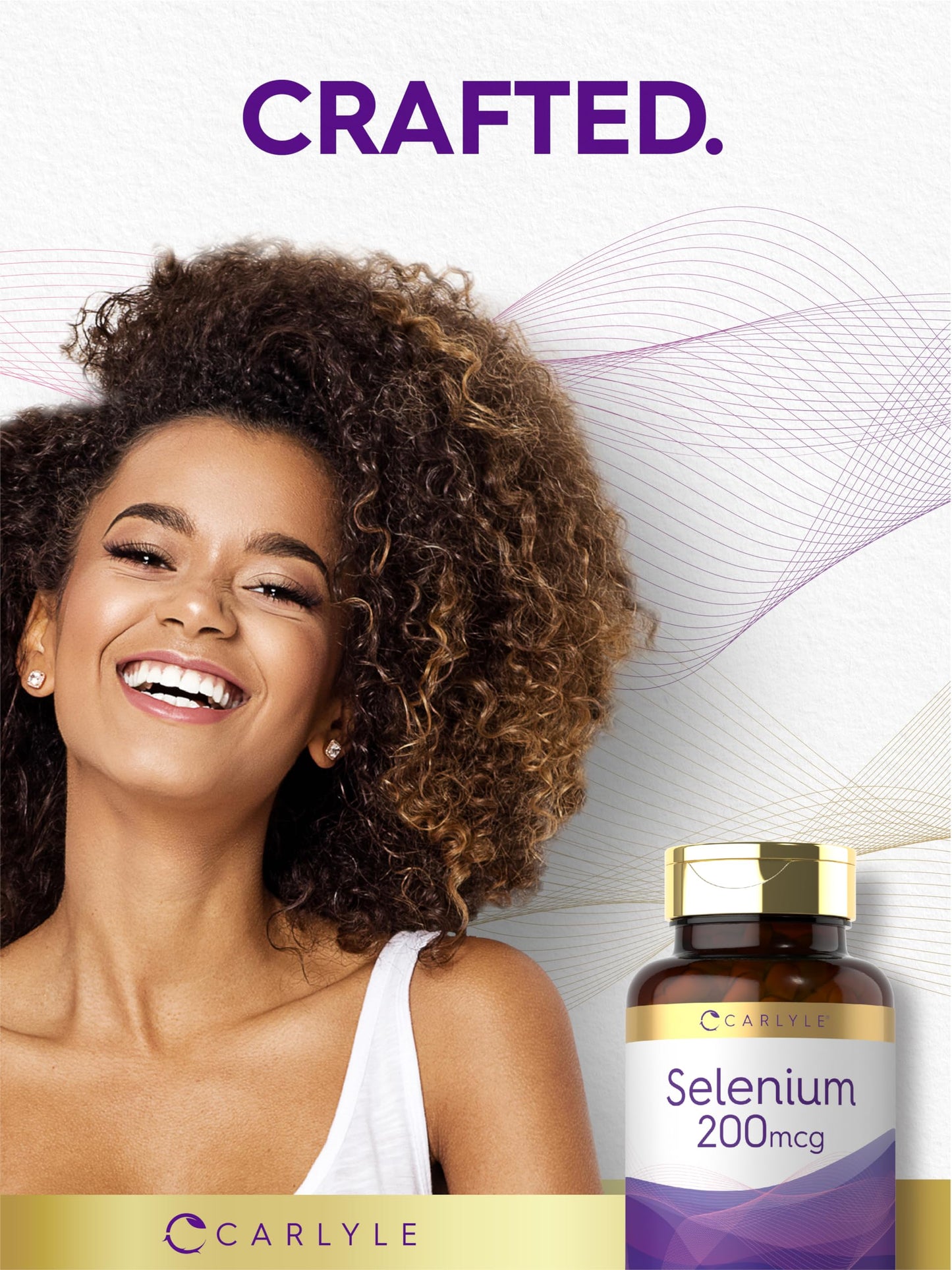 Carlyle Yeast Free Selenium 200 mcg Capsule, 200 Capsules