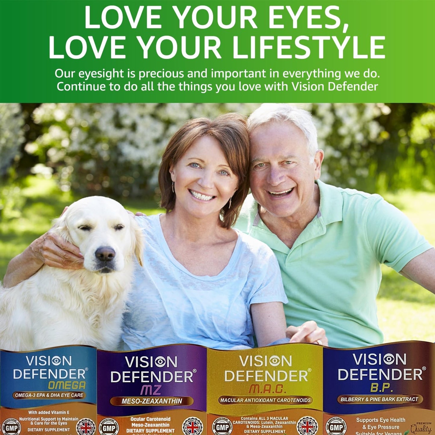Intelligent Formula Vision Defender AMD AREDS2 Eye Vitamins 90 Tablets
