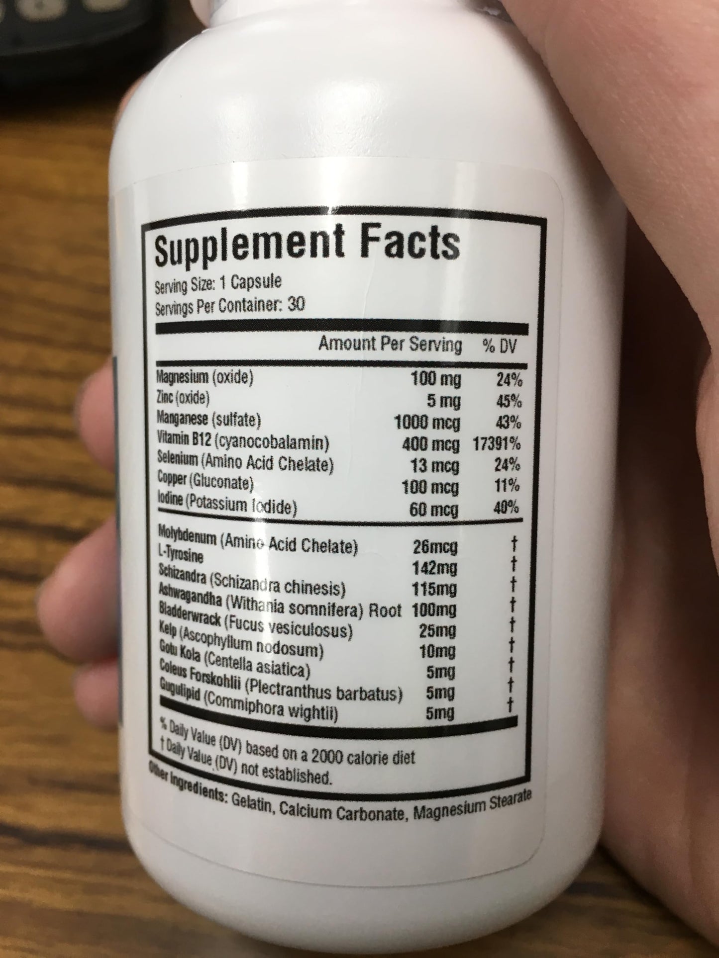 Generic Thyrogenix Thyroid Function Support Capsule 60 Capsules