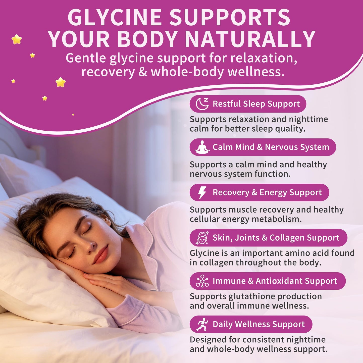 PureBalm Glycine Gummies 60 Count