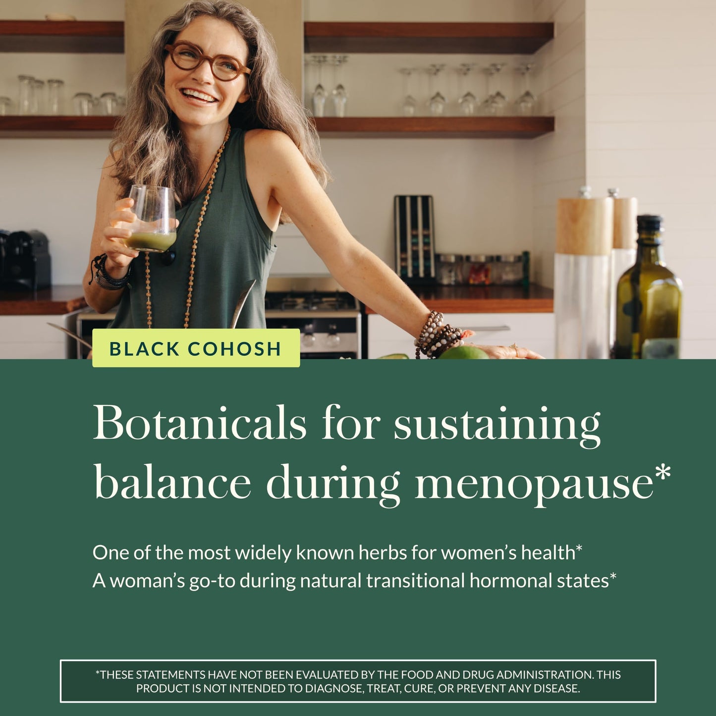 Gaia Herbs Black Cohosh Capsules 60 Count