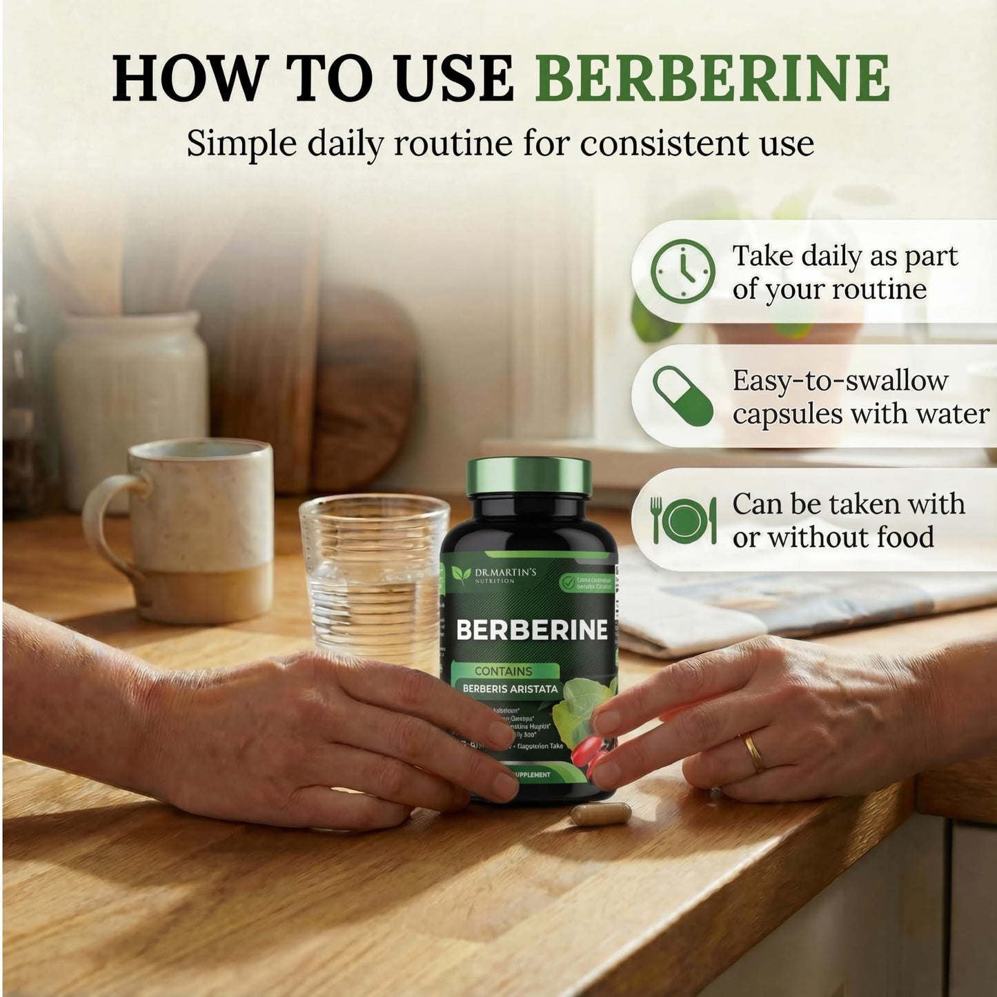 Dr. Martin's Nutrition Berberine Capsule 120