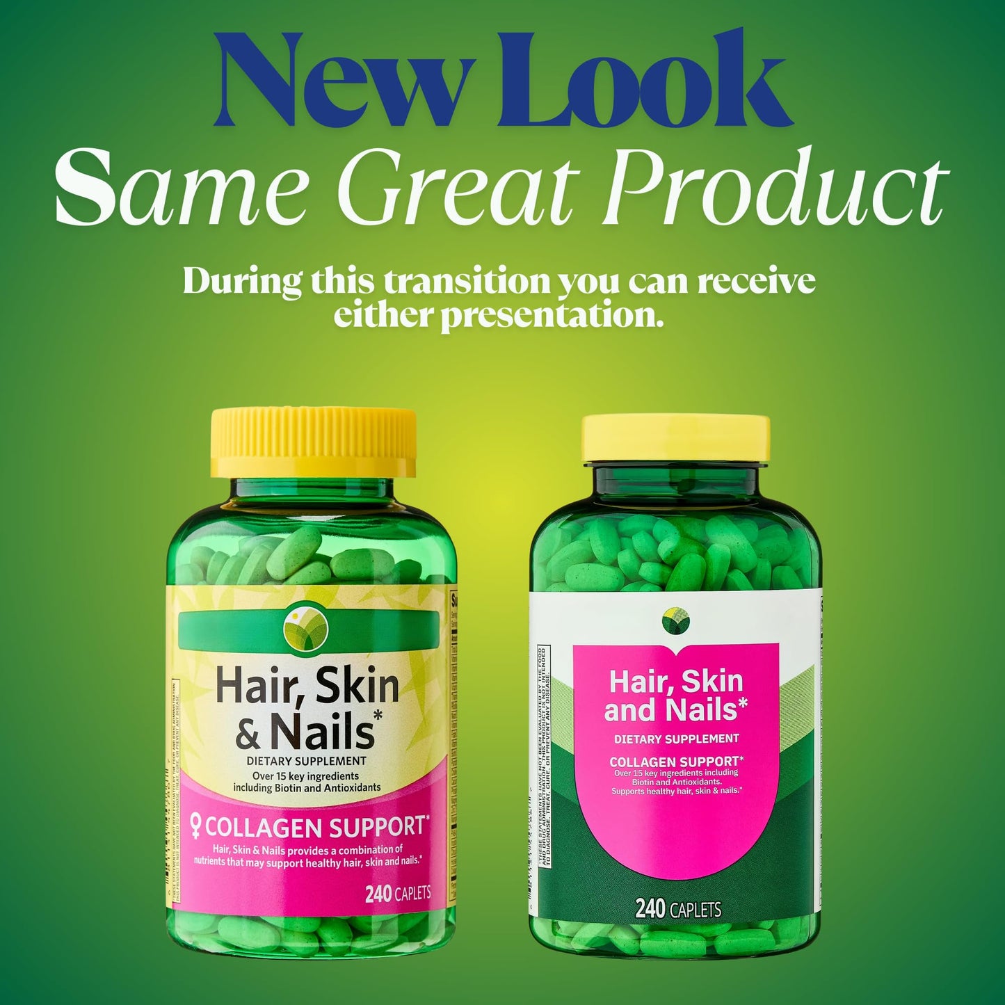 KP+ Spring Valley Hair, Skin & Nails Collagen Support 240 Tablets