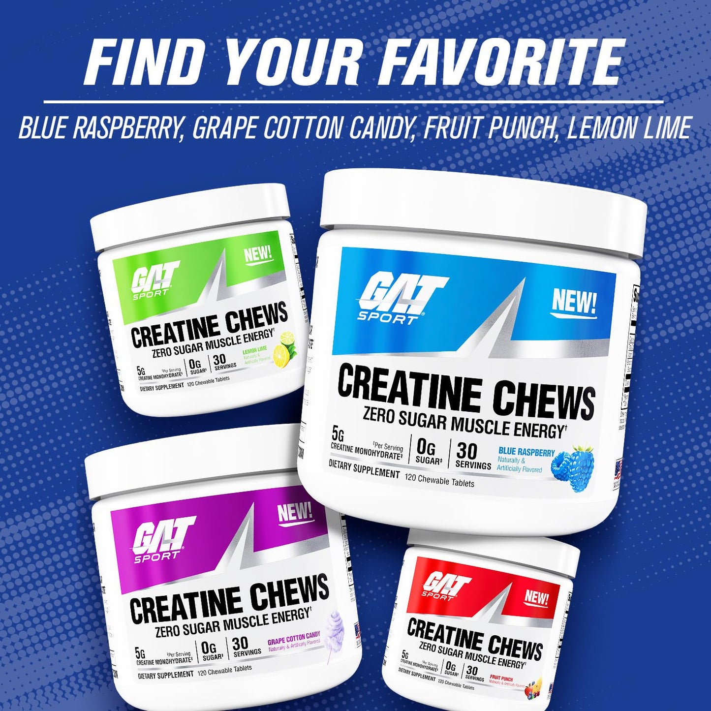 GAT SPORT Creatine Chews 40 Tablets