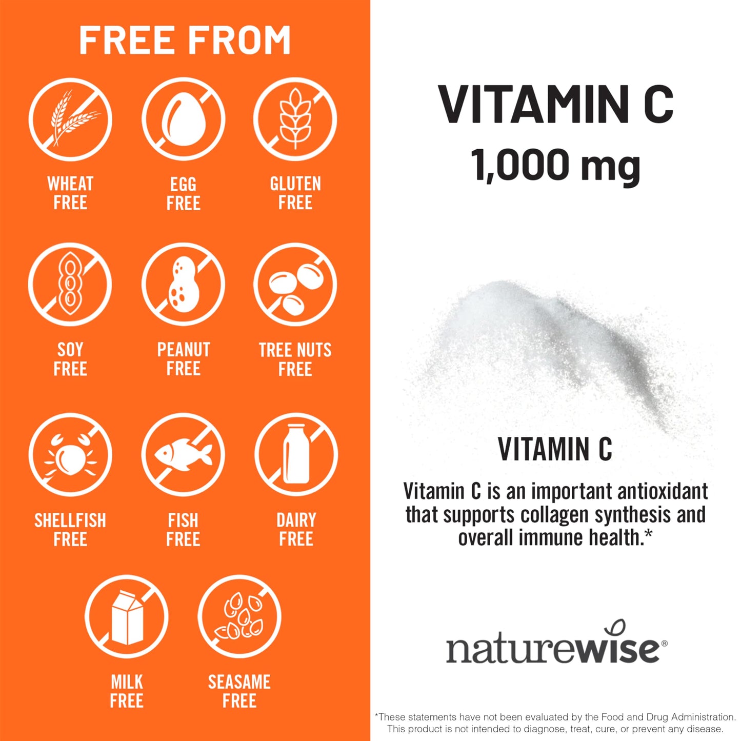 NatureWise Vitamin C 1000mg Capsules, Extra Strength Vegan, 360 Capsules