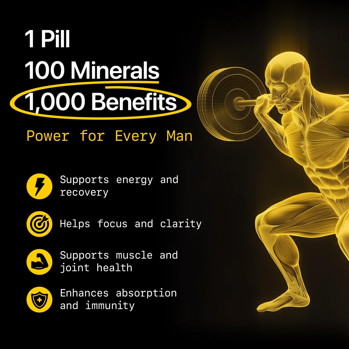 Menerals Mens Multivitamin Capsule, 60 Capsules