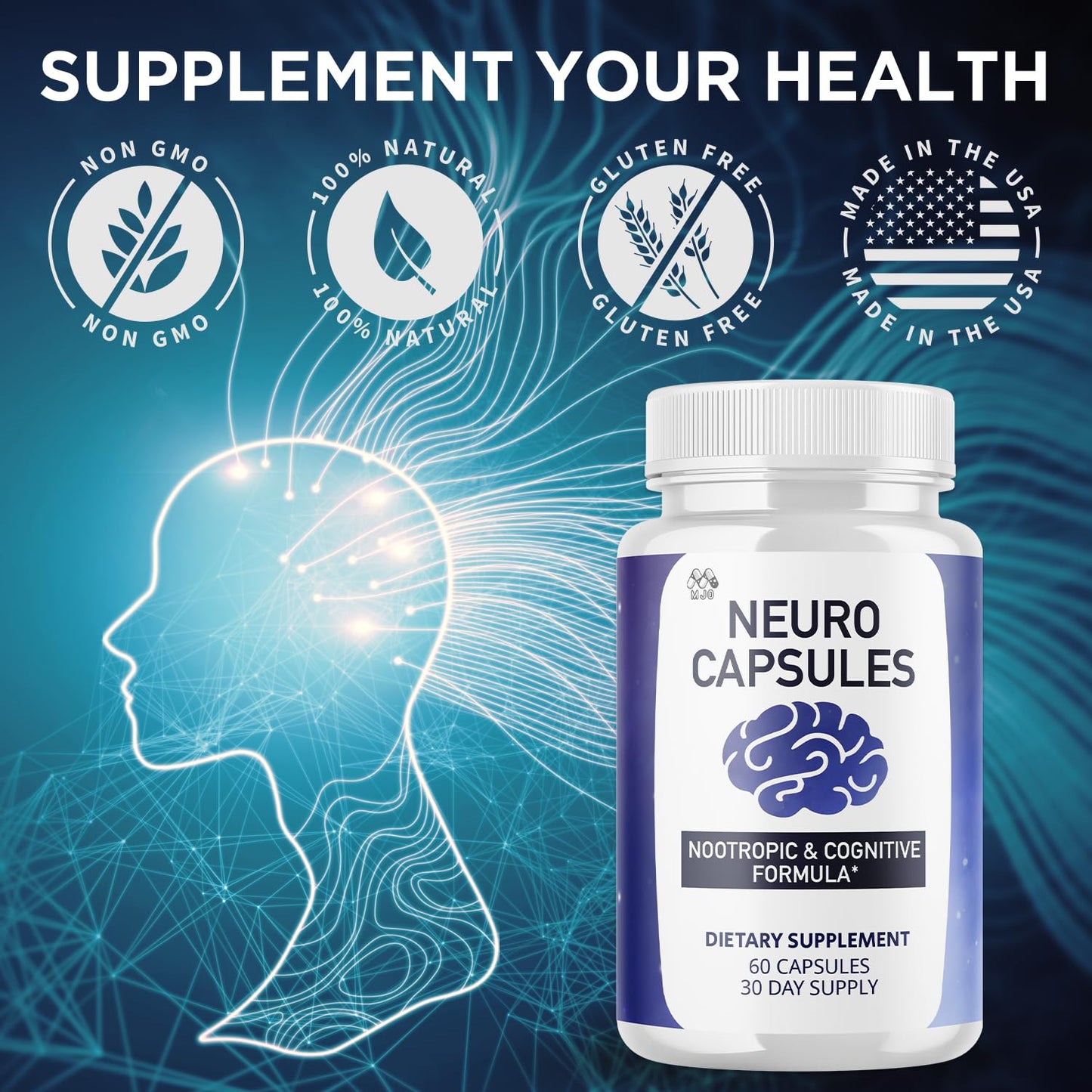 MJO Neuro Capsules 60 Capsules