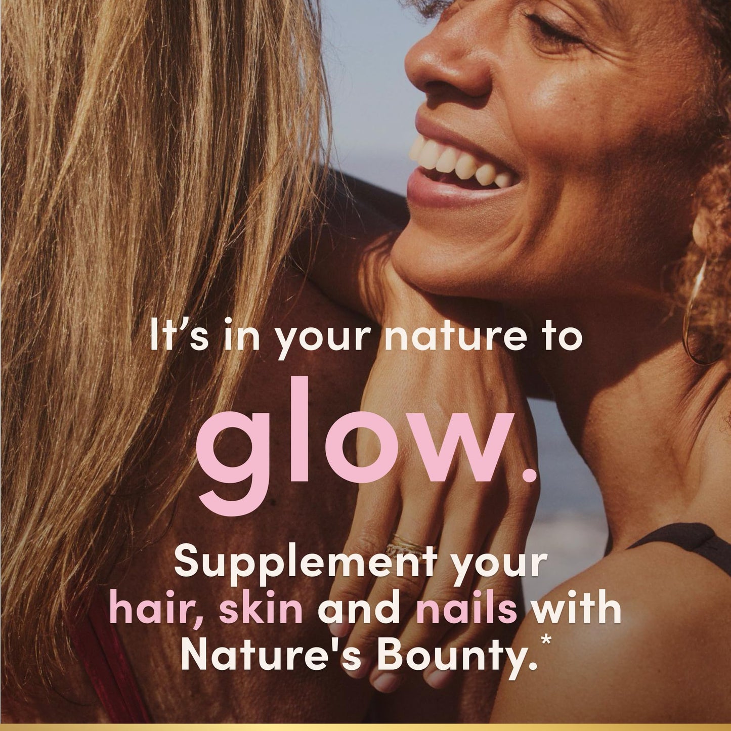 Nature's Bounty Optimal Solutions Hair, Skin & Nails with Biotin and Collagen Gummy, 80 Count