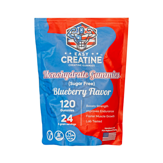 EasyCreatine Creatine Monohydrate Gummies, 120 Gummies