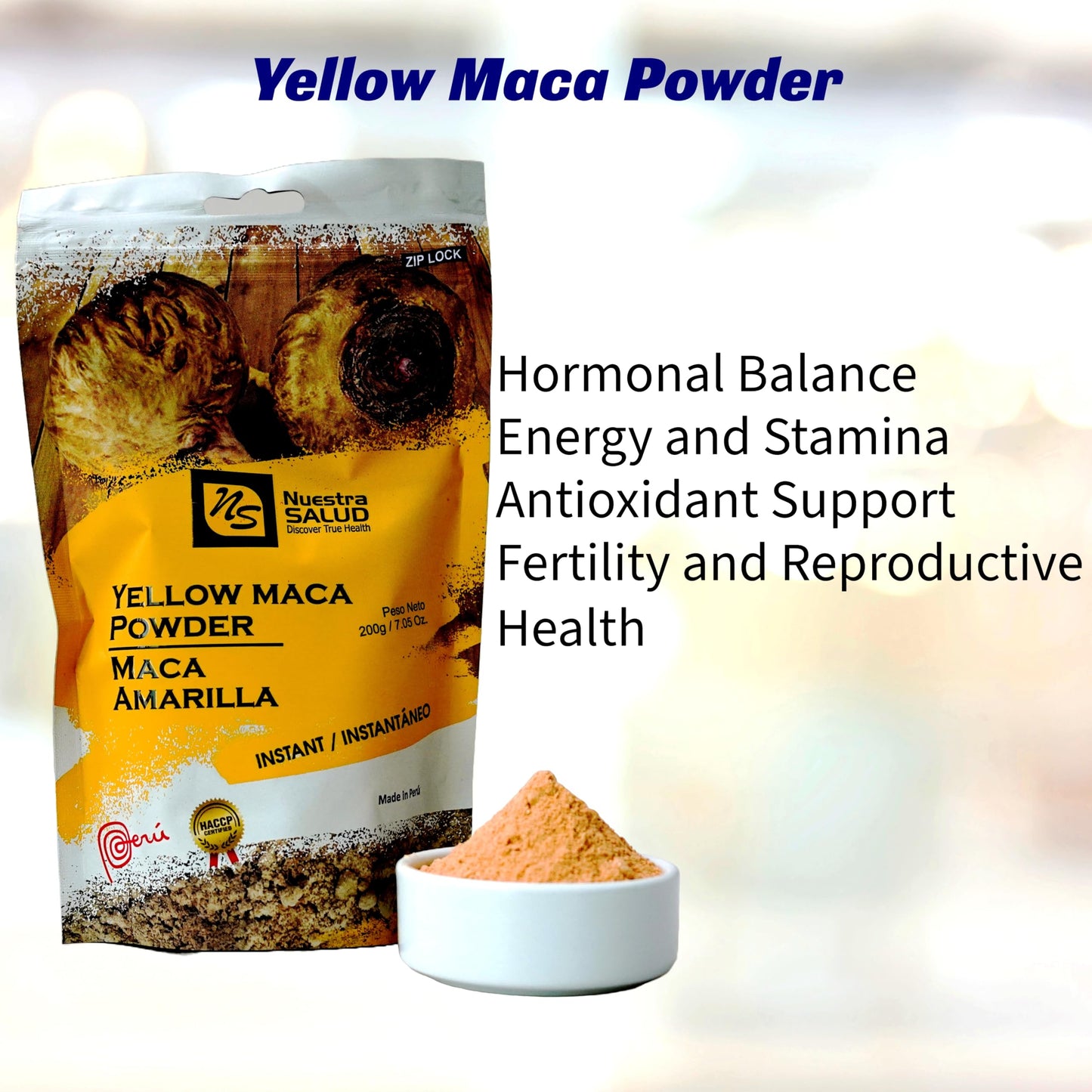Nuestra NS Salud Maca Root Powder 7.02 Ounce