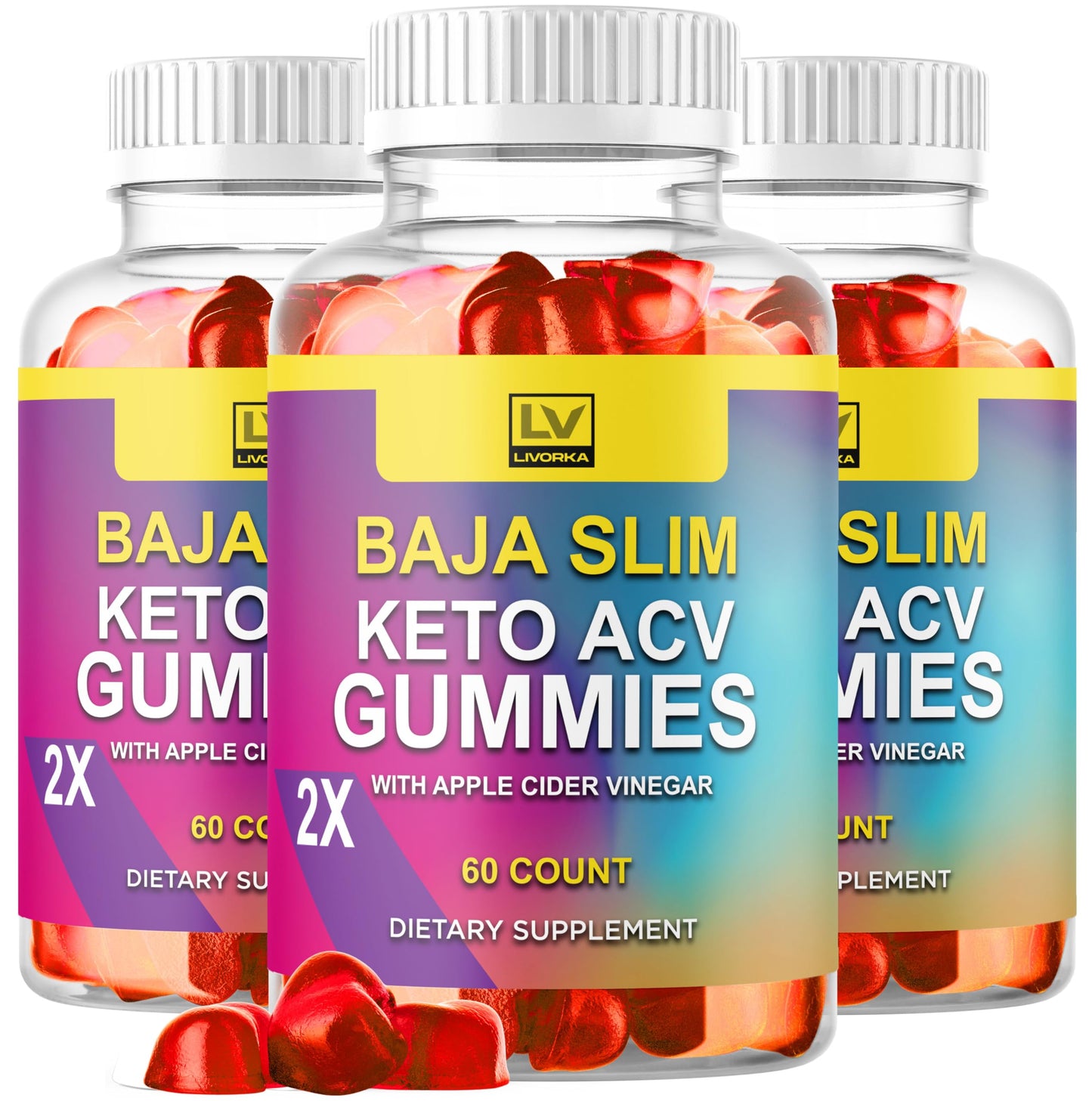 LIVORKA Baja Slim Keto Gummies 180 Gummies