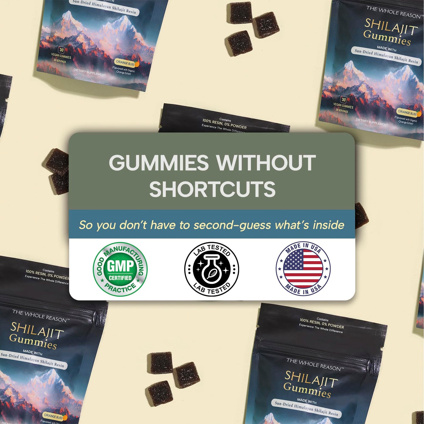 The Whole Reason Shilajit Gummies 30 Count