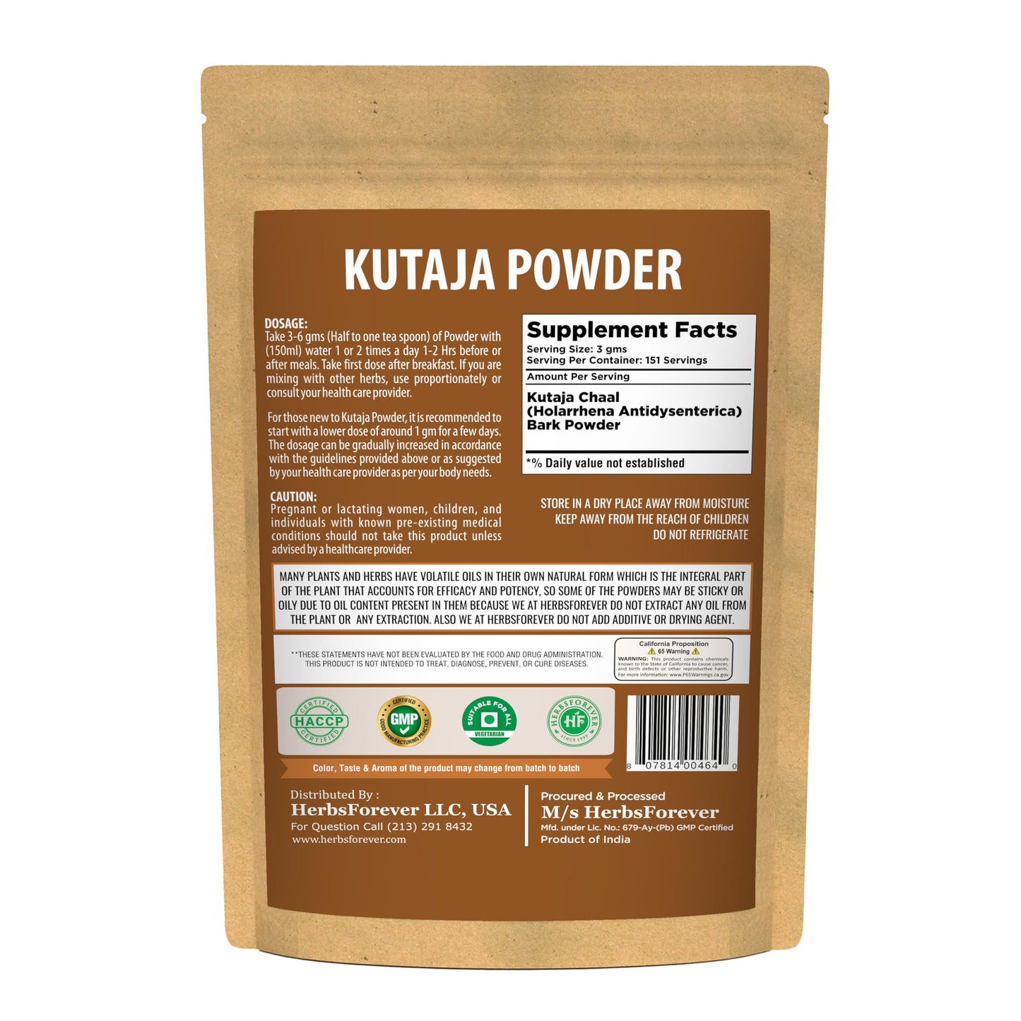 Herbsforever Kutaja Powder 16 oz
