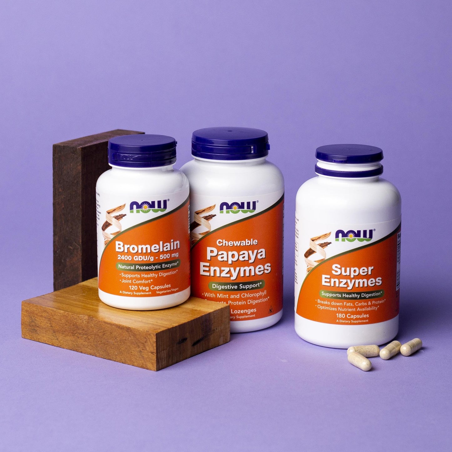 NOW Foods Super Enzymes Capsules 180 Count