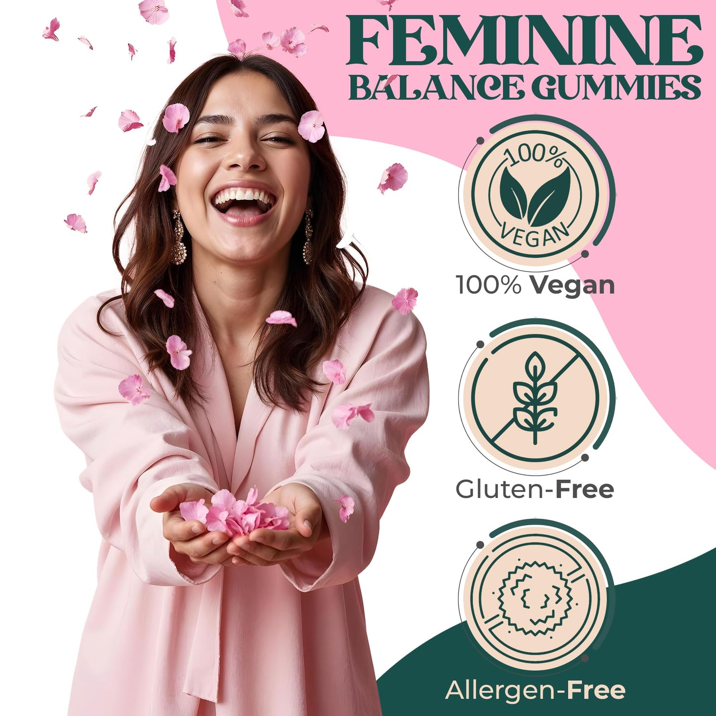 ORGANIC UPLIFT Feminine Balance Gummies, 11 Gummies