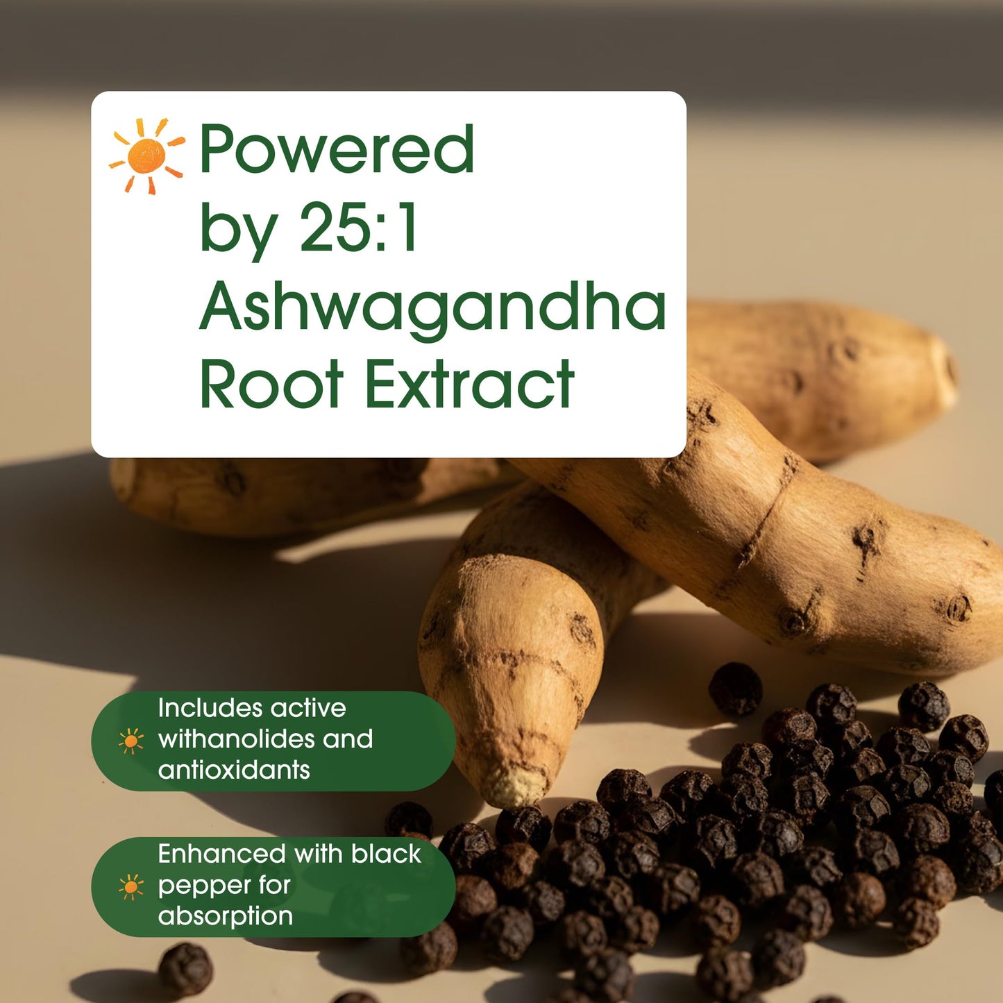 NatureBell Ashwagandha Root with Black Pepper Extract Capsules, 240 Capsules