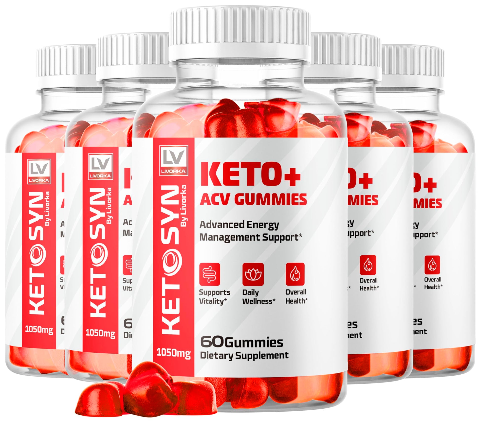 LIVORKA Ketosyn Keto Gummies ACV 300 Gummies
