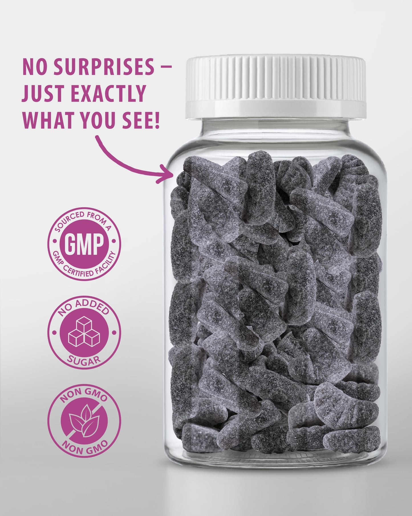 Sunny Sam Iron Gummies for Kids & Adults 90 Count