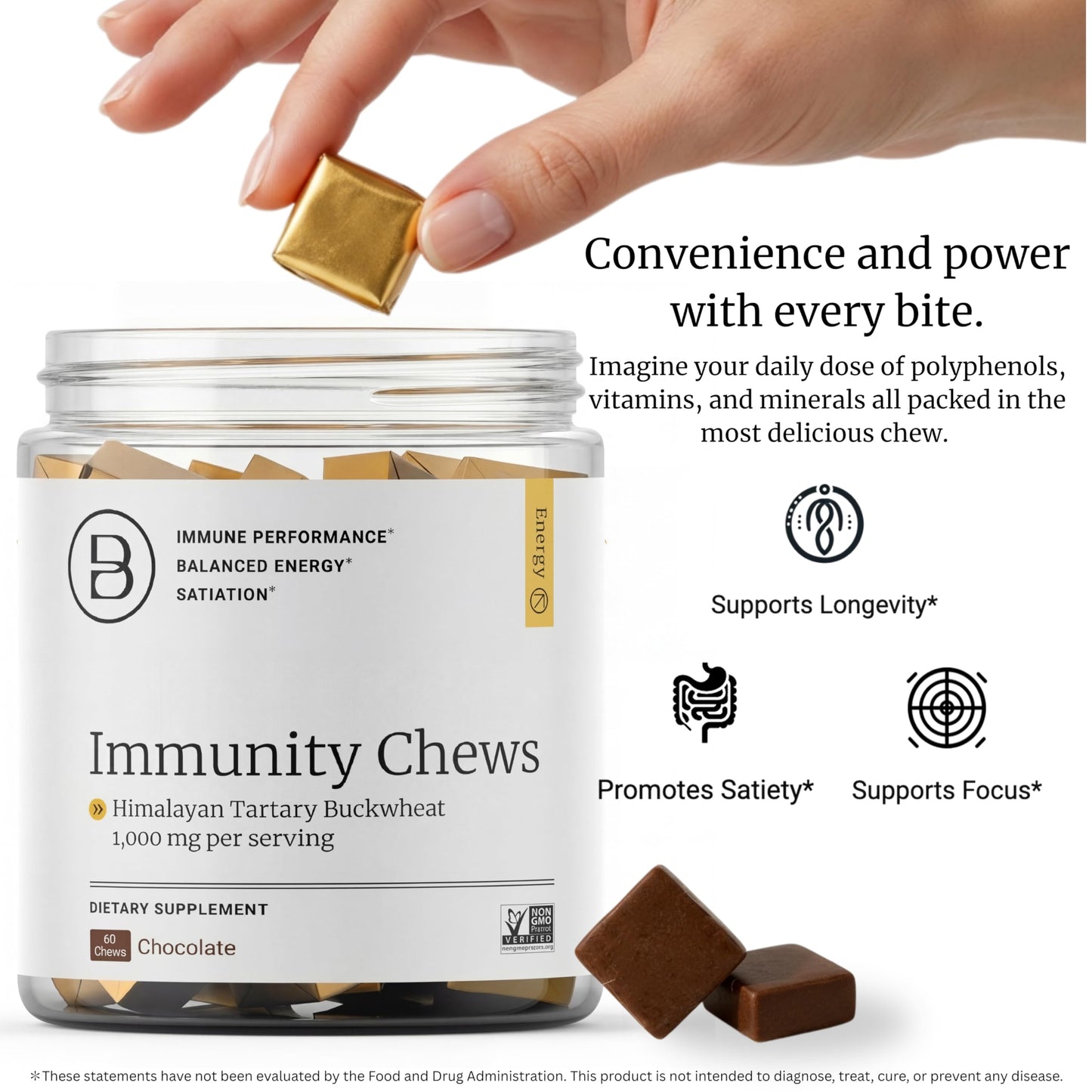 BIG BOLD HEALTH HTB Immunity Chews, 60 Chews