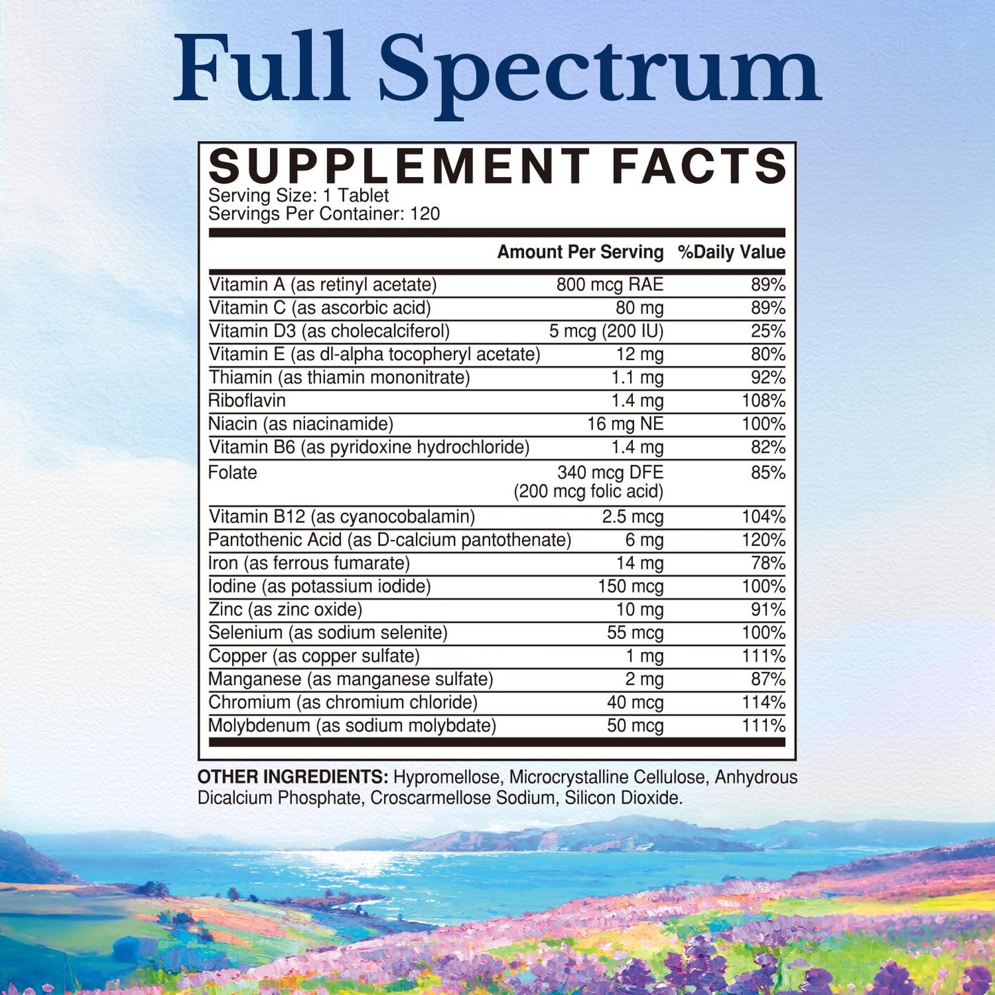 Vitalitown Multivitamin for Women & Men Tablet 120 Tablets