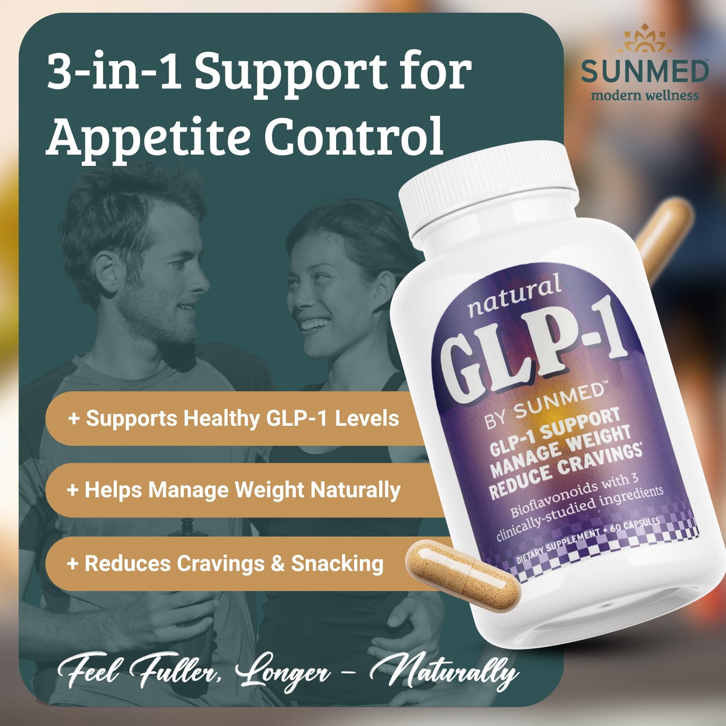 SUNMED GLP-1 Support Capsule 60 Count