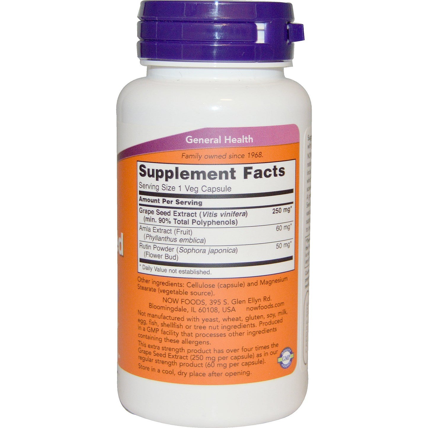NOW Foods Grape Seed Capsule 90