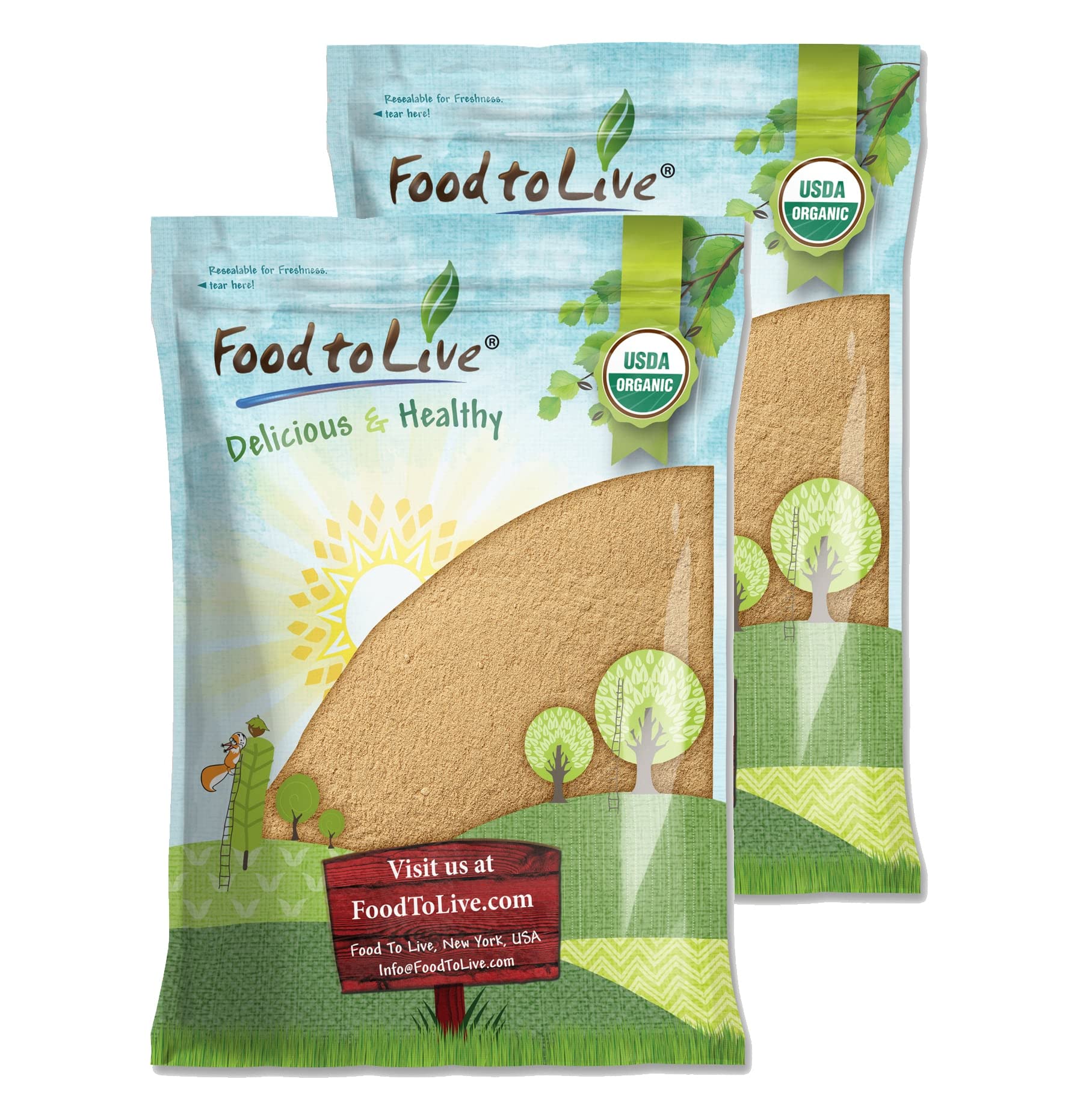 Food to Live Organic Amla Berry Powder (Amalaki) Powder, 12 lb, 192