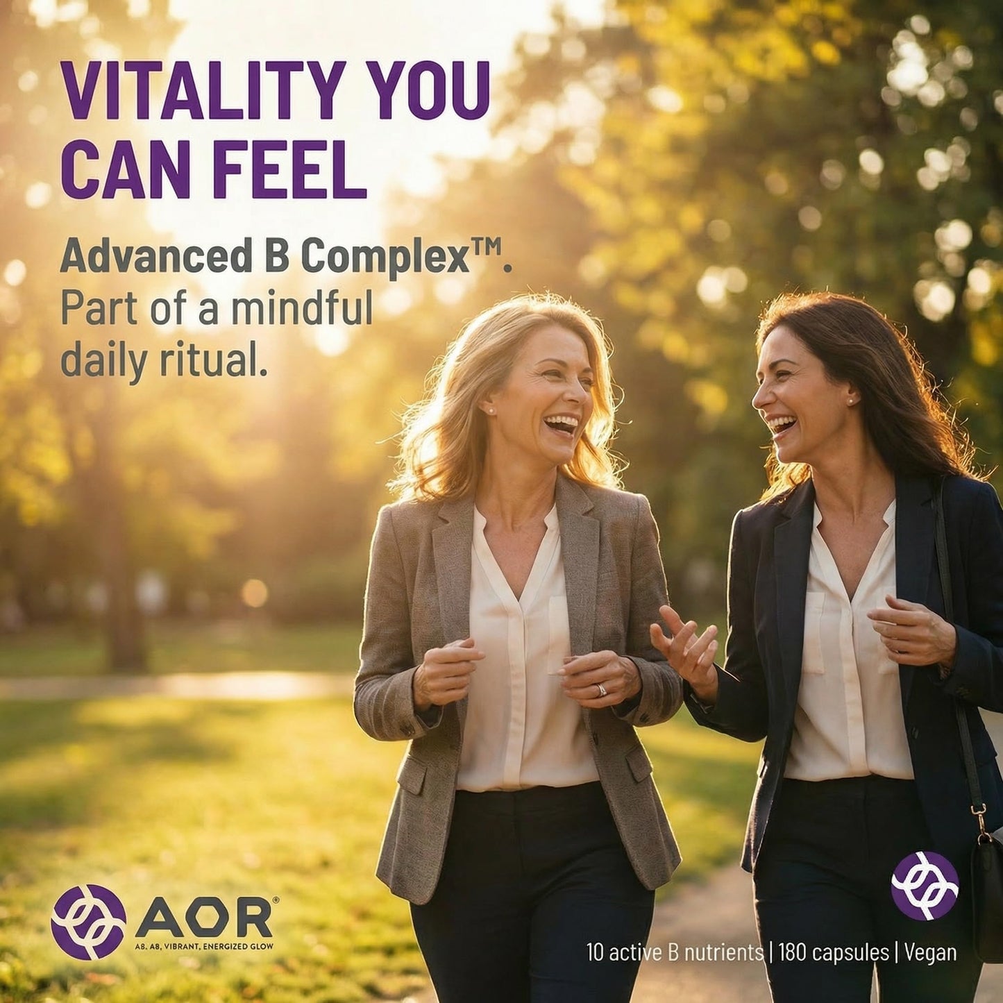 AOR Advanced B Complex Capsules 180 Count