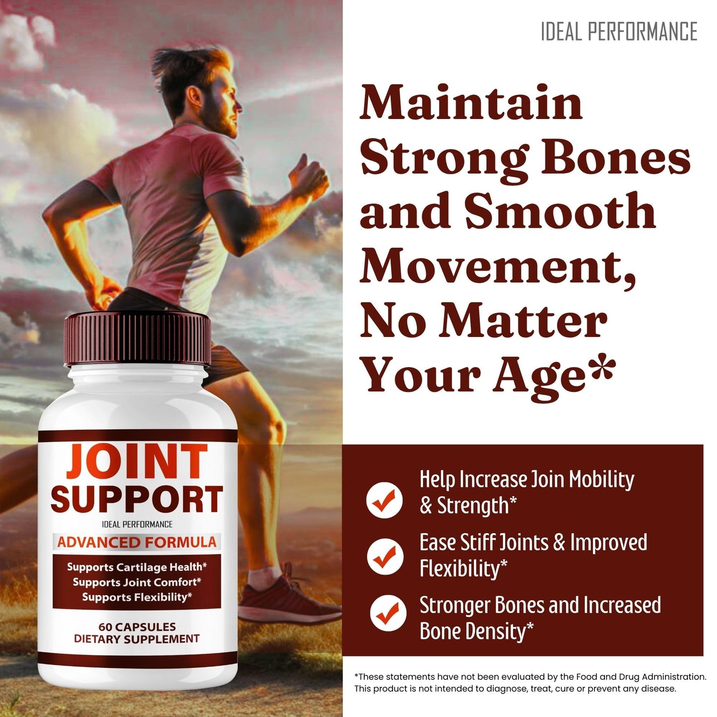 IDEAL PERFORMANCE Joint Support Capsules 120 Capsules