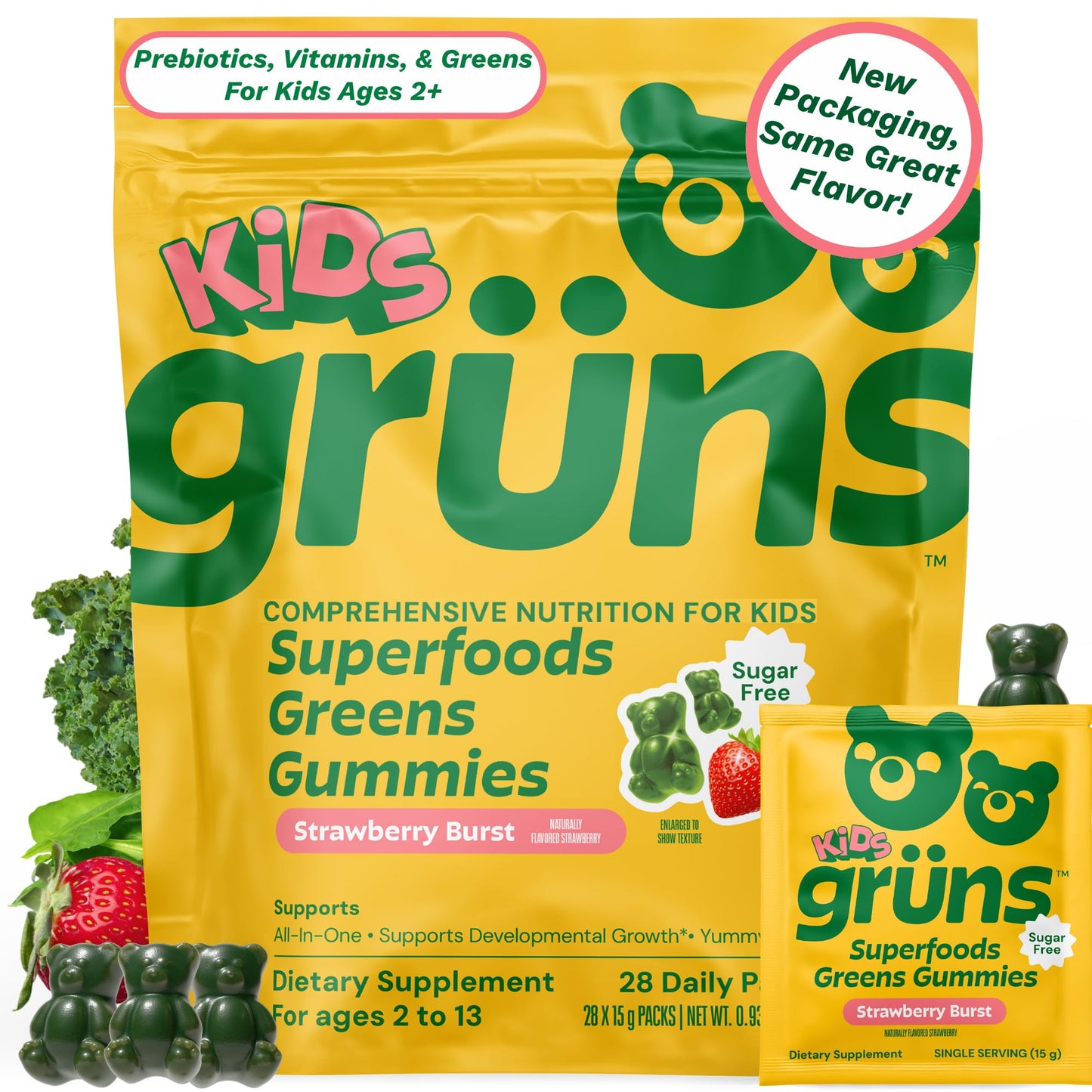 Grüns Multivitamin for Kids Gummies, 168 Count