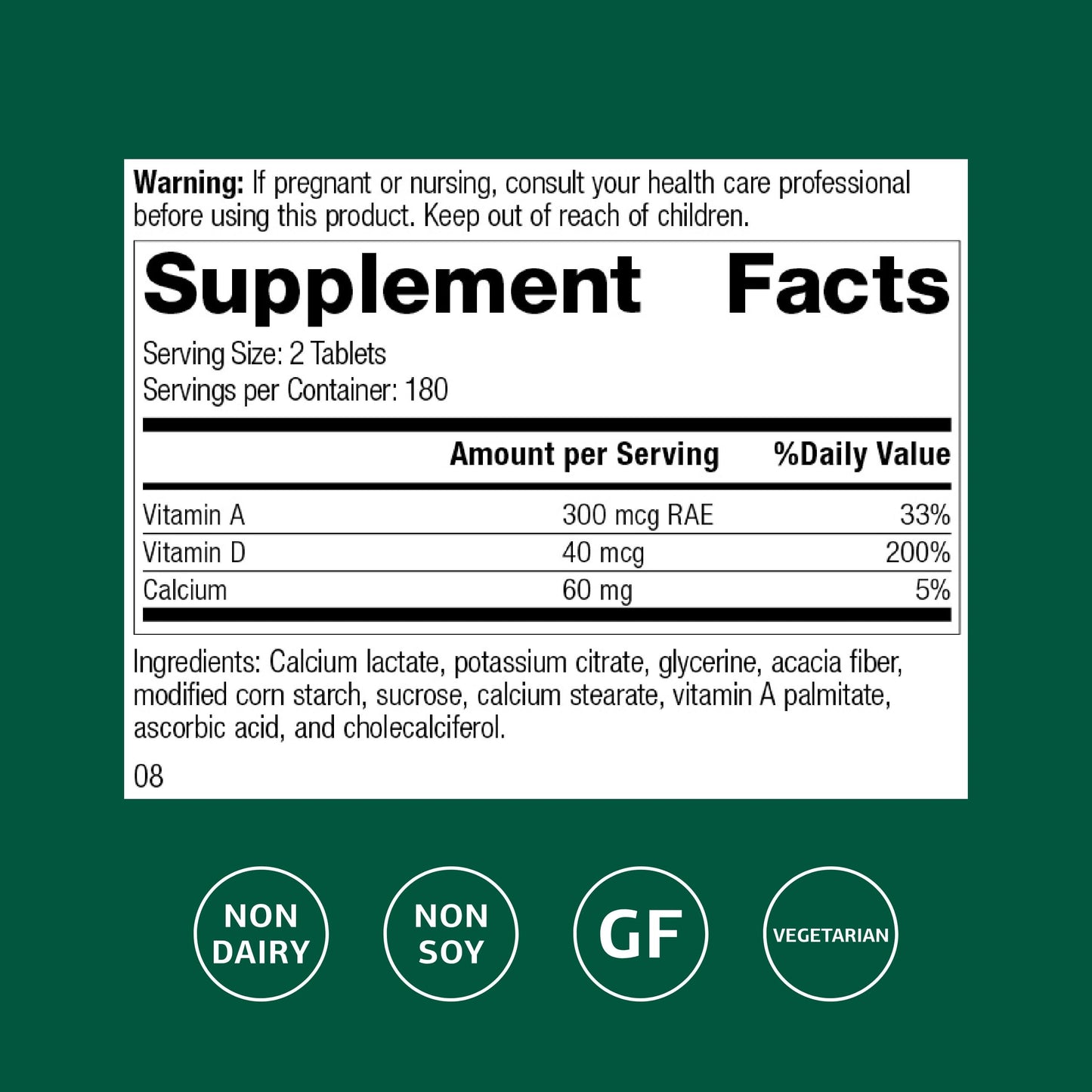 Standard Process Inc. Cataplex D Tablets 360