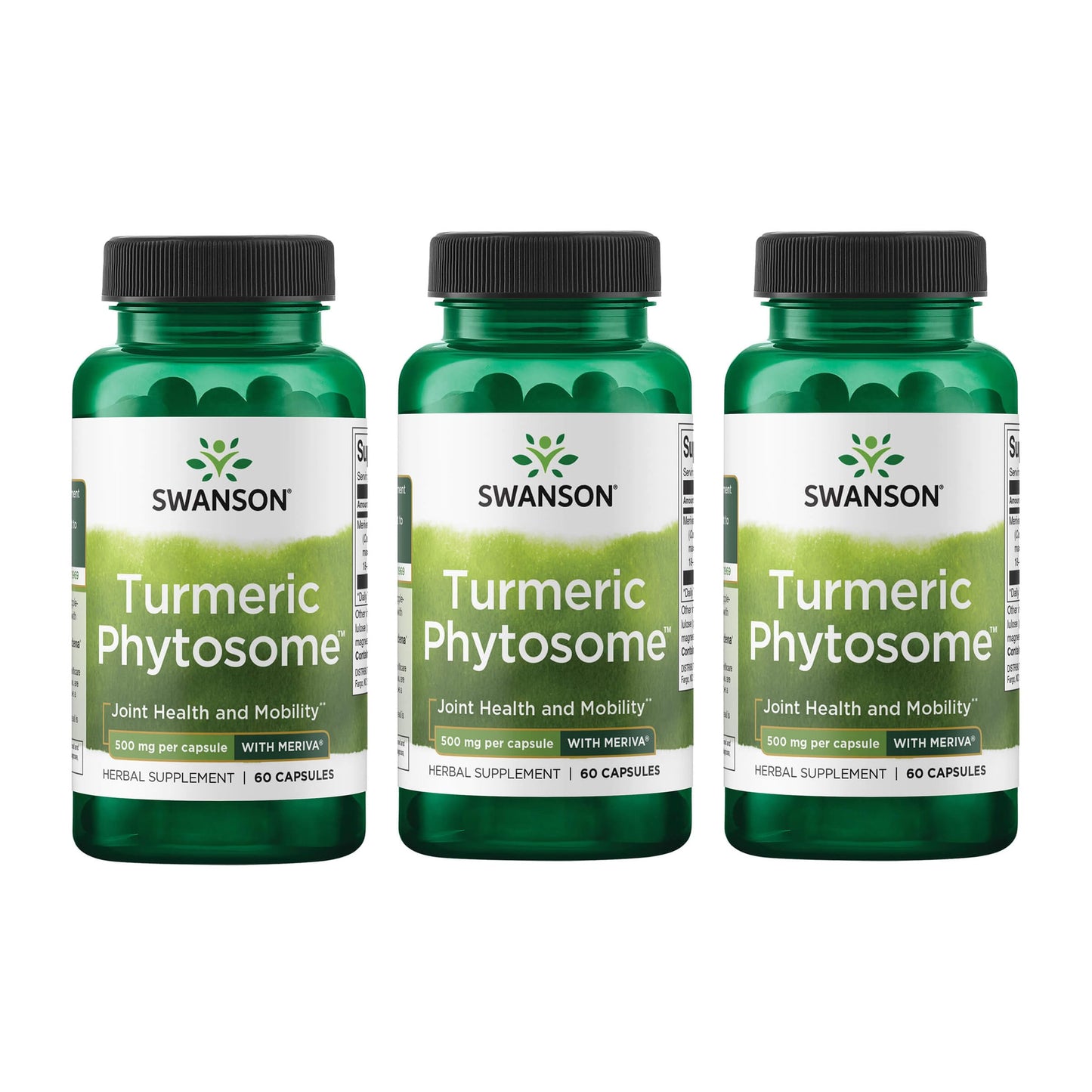 Swanson Turmeric Phytosome with Meriva 500 mg Capsules, 180 Count