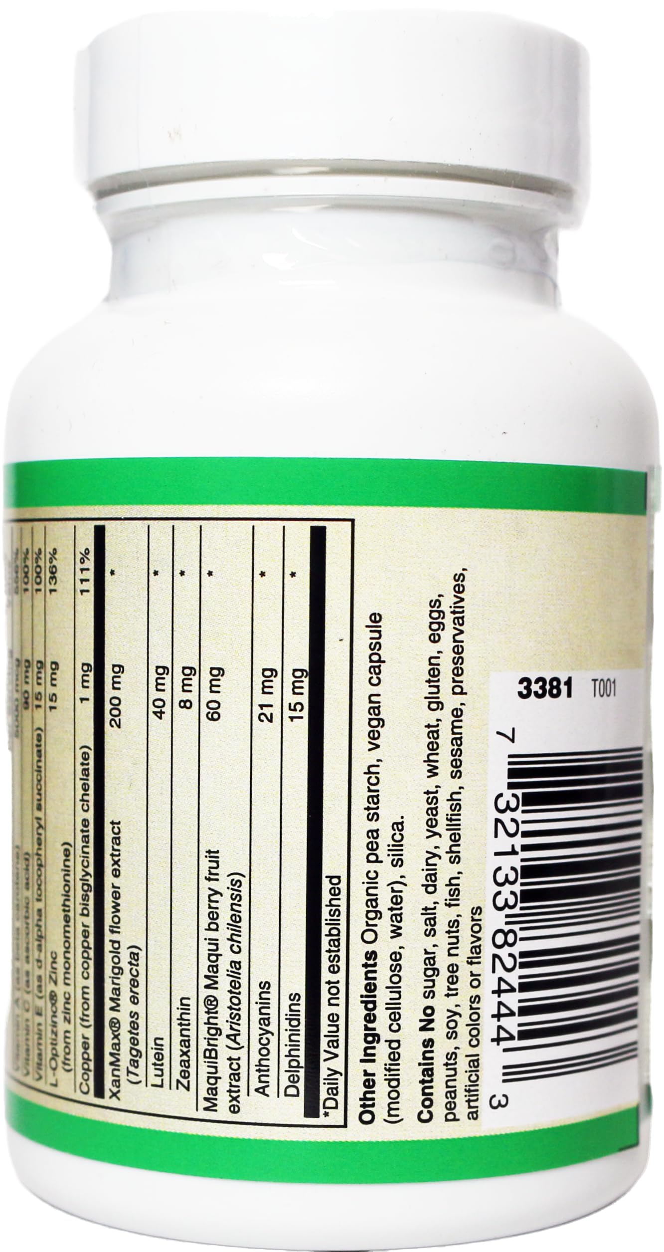 AlchePharma Advanced Eye Care Supplement, XanMax Marigold Extract, Lutein & Zeaxanthin Capsule, 1 Count